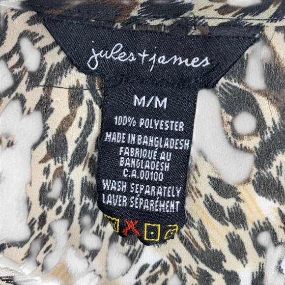 boho print loose fitting top  for women size medium JULES & JAMES - Picture 9 of 12